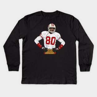 Jerry Rice Kids Long Sleeve T-Shirt